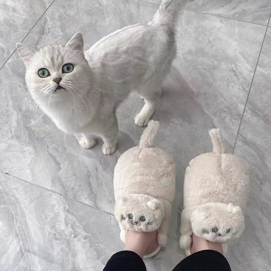 KittyFluff - Hugger Cat Slippers