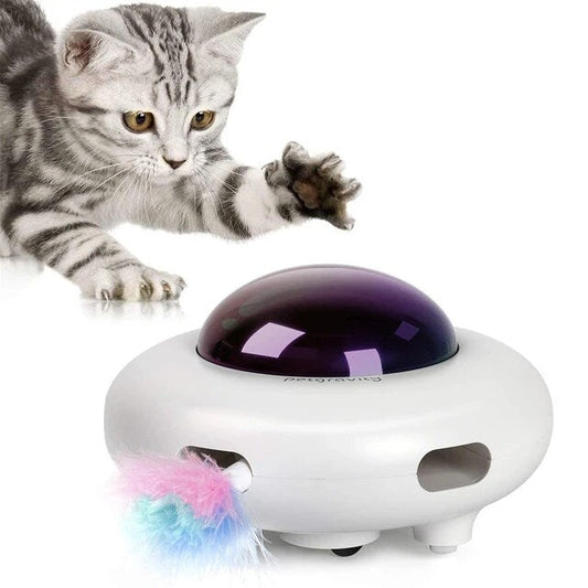 KrazyDisk - UFO Interactive Cat Toy